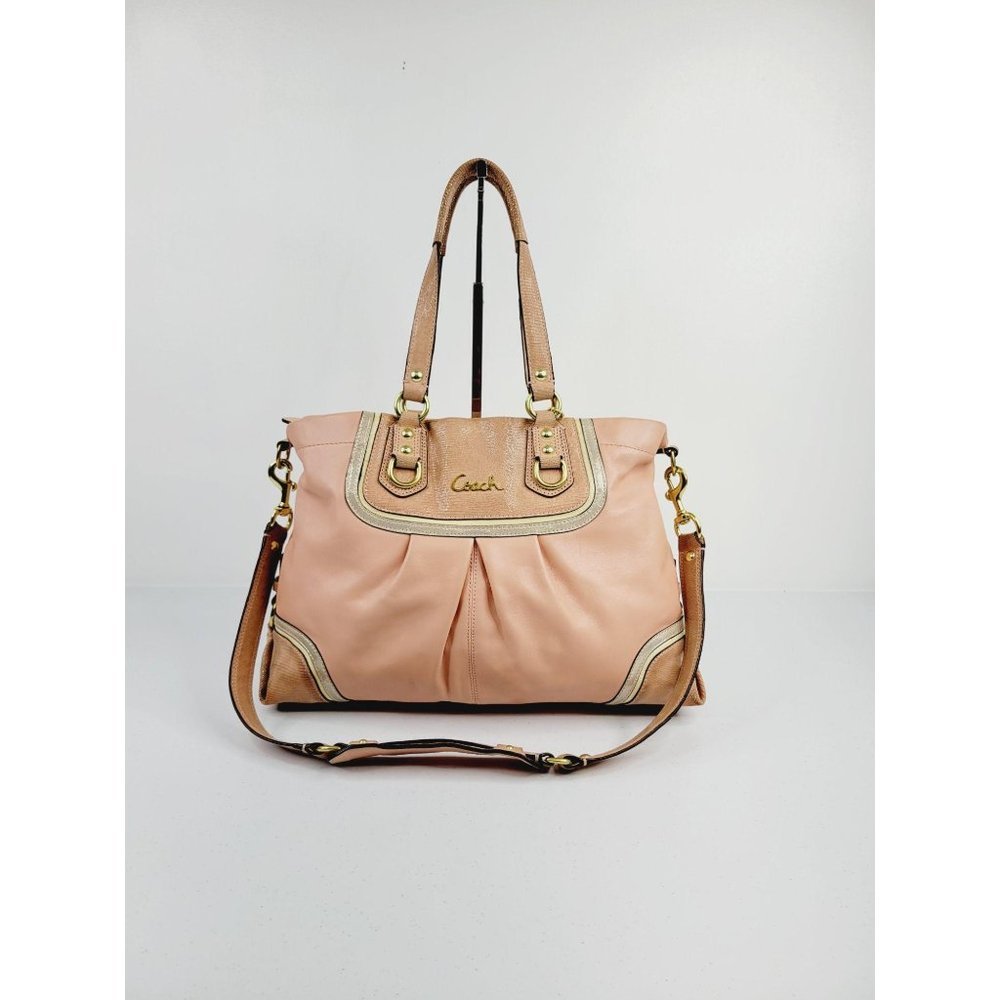 Coach Ashley Spectator Leather Carryall Bag